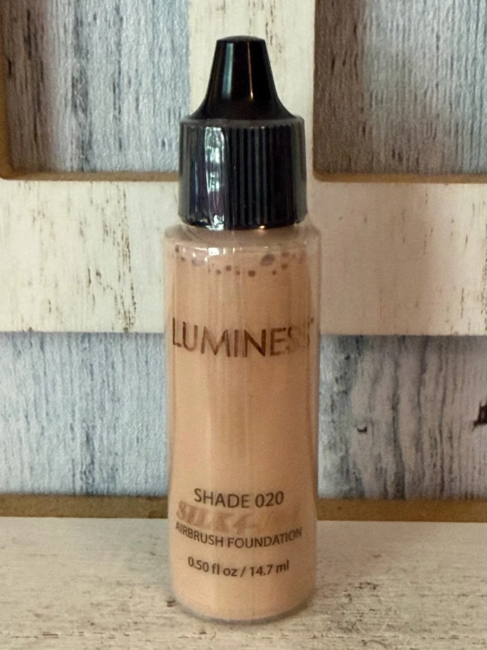 LUMINESS Shade 020 Silk 4 in 1 Airbrush Foundation New Sealed 0.50oz